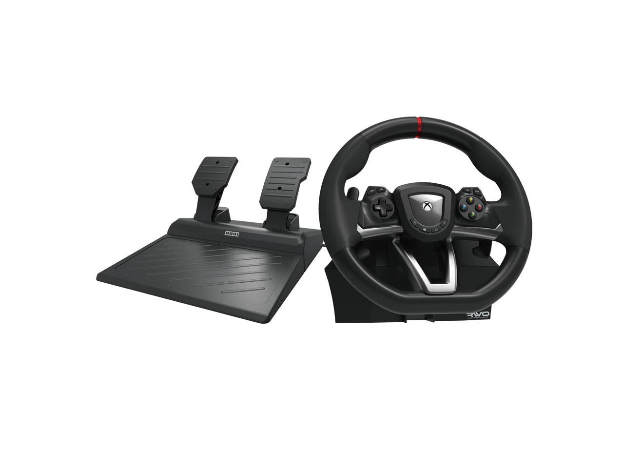 - Negro, Xbox Series X/S Y Multiplataforma, Overdrive, Volante De Carreras De Videojuegos Con Cable