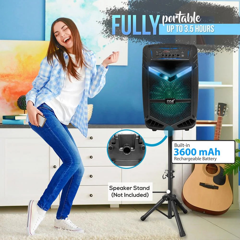 Sistema De Altavoces Bluetooth Portátiles 600W Recargable Para Exteriores