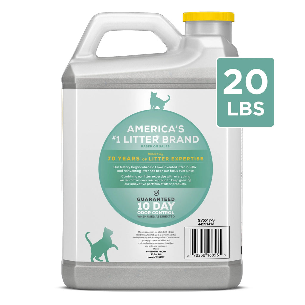 Purina  Arena Aglomerante Cat Libre Y Limpia, Sin Fragancia, Garrafa De 20 Lb