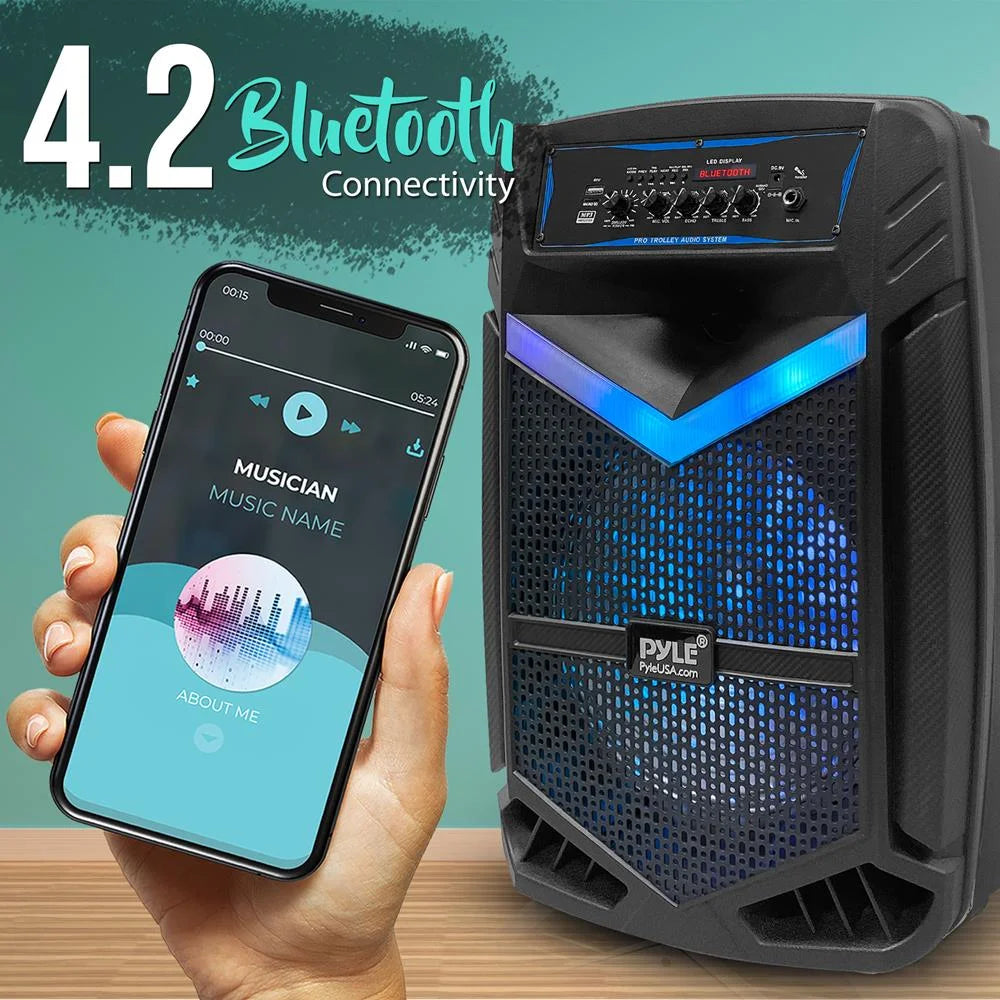 Sistema De Altavoces Bluetooth Portátiles 600W Recargable Para Exteriores