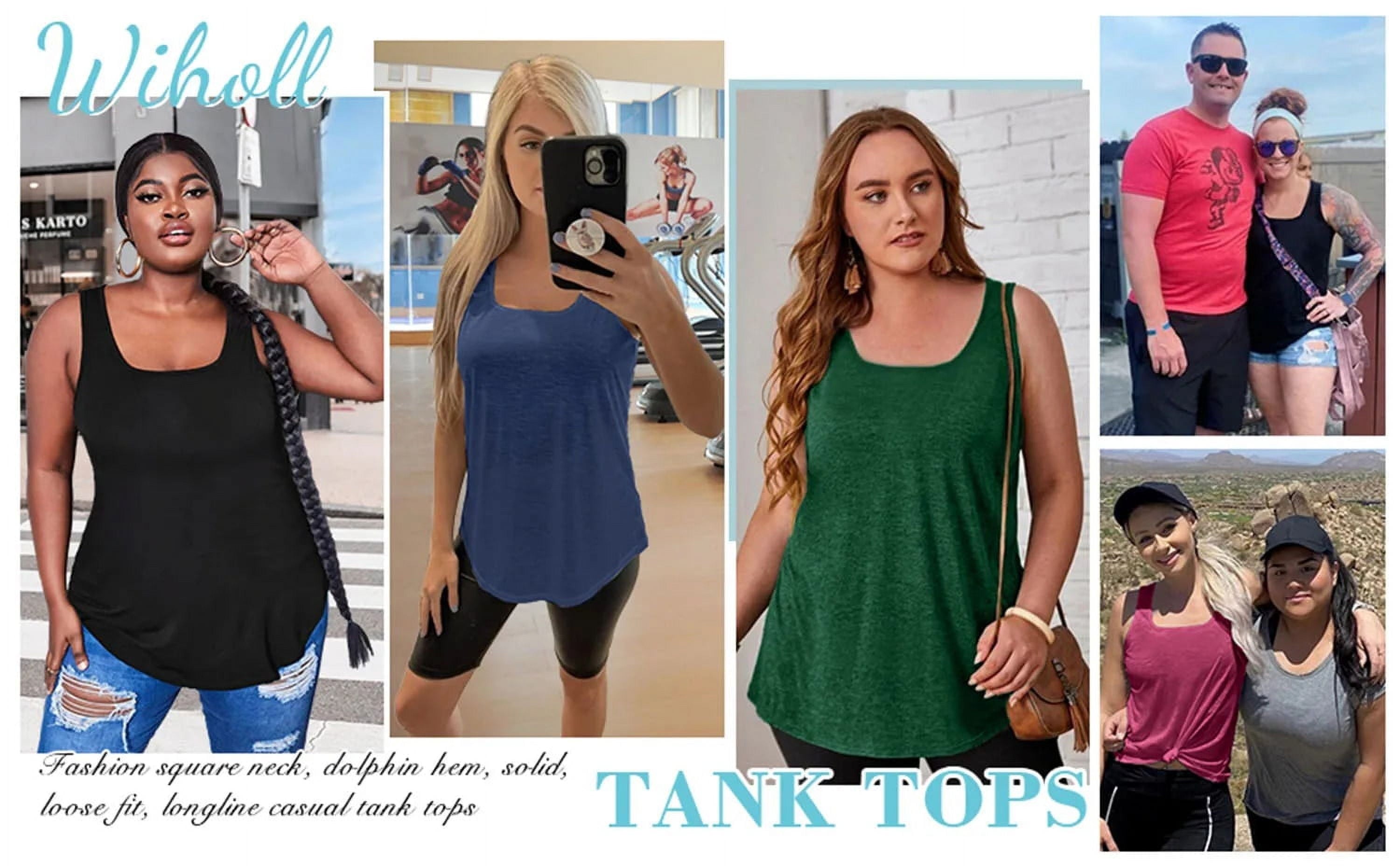 Blusas Sin Mangas De Verano Para Mujer Con Cuello En U, Casuales Y Fluidas