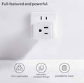 Adapter Outlet Extender, 2-Prong to 3-Prong Mini Wall Plug, Multi Outlet Splitter with 3 Outlets