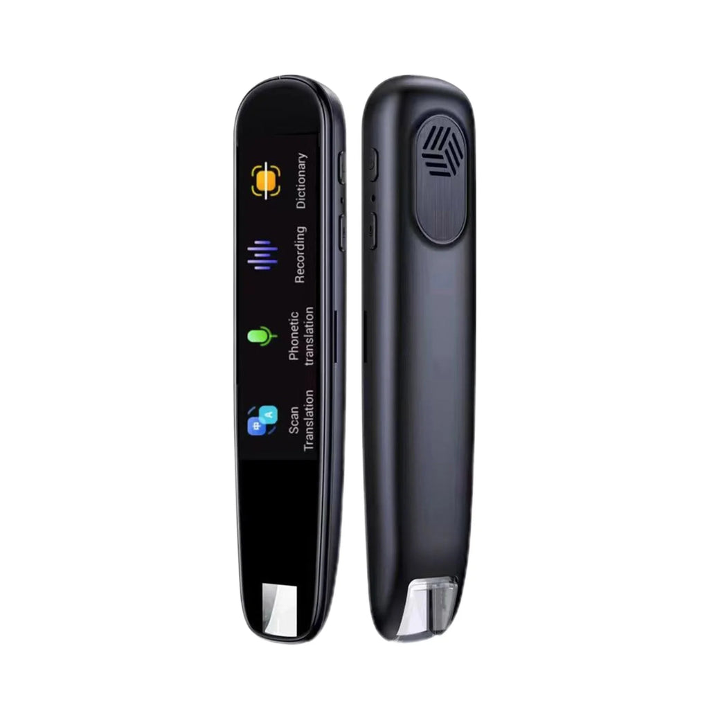 Translation Pen,Bolígrafo Traductor De Idioma , Memoria Incluida Servicio De Traducción De Fotos Sin Conexión Bolígrafo De Traducción Con Escaneo Electrónico Inteligente De Pantalla Táctil (Negro, Abs)