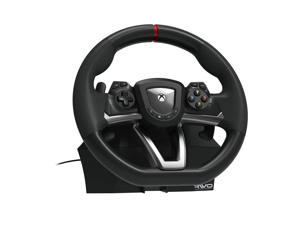 - Negro, Xbox Series X/S Y Multiplataforma, Overdrive, Volante De Carreras De Videojuegos Con Cable