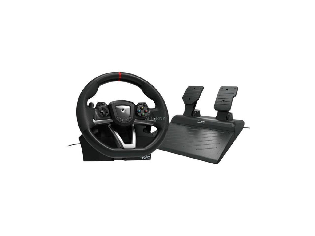 - Negro, Xbox Series X/S Y Multiplataforma, Overdrive, Volante De Carreras De Videojuegos Con Cable