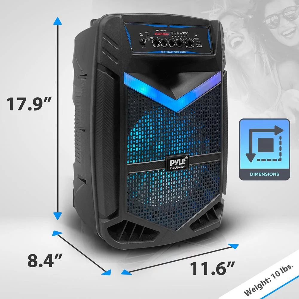 Sistema De Altavoces Bluetooth Portátiles 600W Recargable Para Exteriores